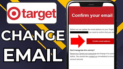 HOW TO CHANGE EMAIL ON TARGET APP