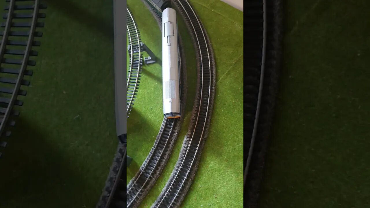 Me & #cat fixed problem with #Hornby switch track.