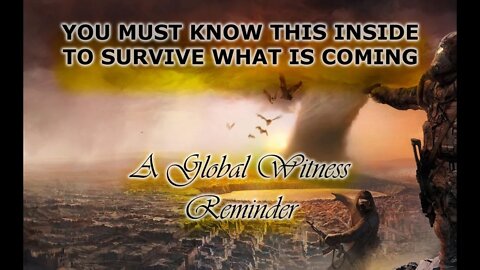 YOU MUST KNOW THIS TO ENDURE - IMPORTANT RE-UPLOAD.