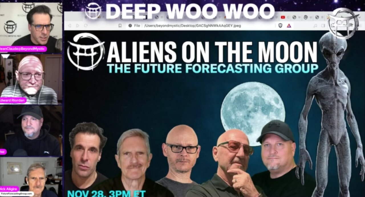 Aliens on the Moon! Precious Metal & Crypto Predictions! Future Forecasting Group & Jean-Claude!