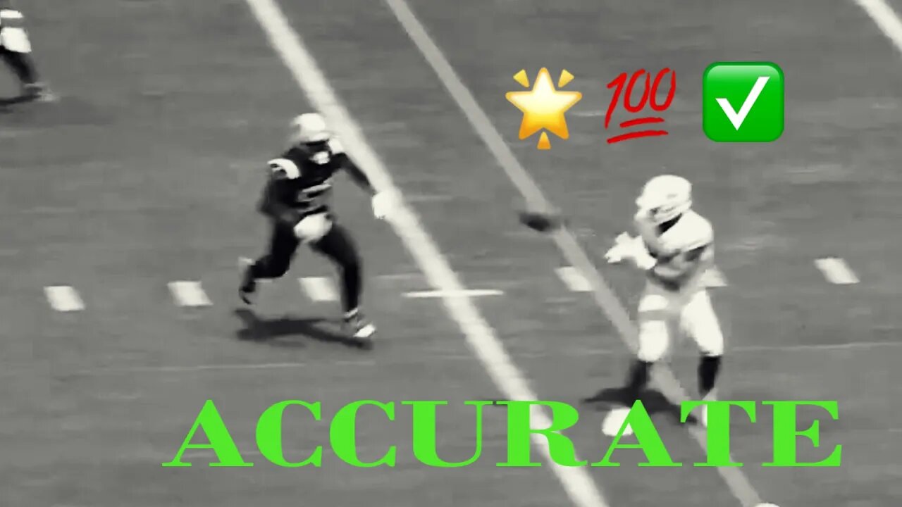 2022 – Week 1 – Tua Tagovailoa Actual Pass Accuracy