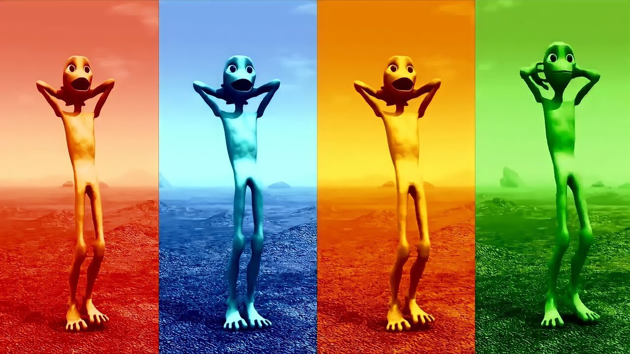 Alien dance VS Funny alien VS Dame tu cosita VS Funny alien dance VS Green alien dance VS Dance song