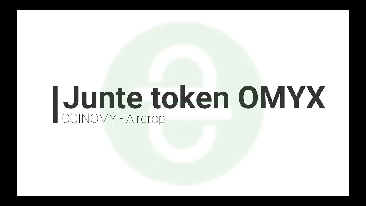 Airdrop - COINOMY - Ganhe 1000 OMYX - Ativo (revisado 28/07/2021)