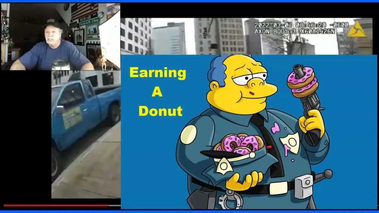 Man In Wheelchair & Neck Brace Outruns Sheriff Who Forgot His Radio & Phone - Earning A Donut