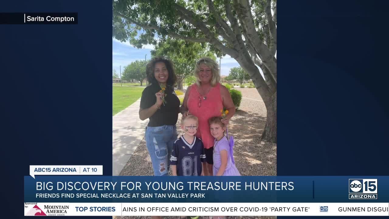 Big discovery for young treasure hunters