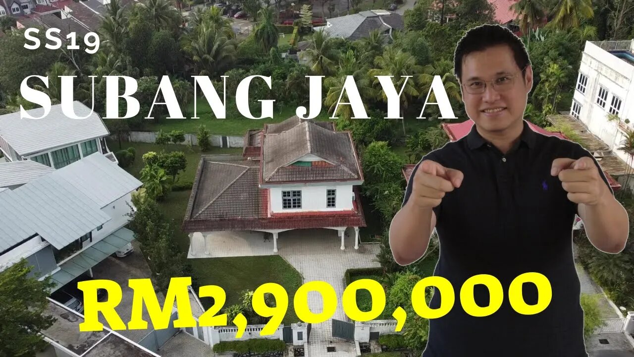 SS19 Subang Jaya Bungalow for RM2,900,000 with land size 10,200sf & Built up of 3,000sf in Selangor