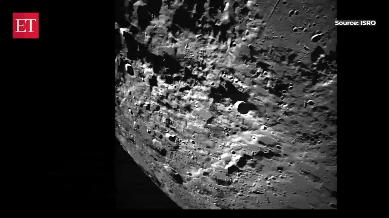 ISRO Released latest visuals of Moon #Chandrayaan3Mission