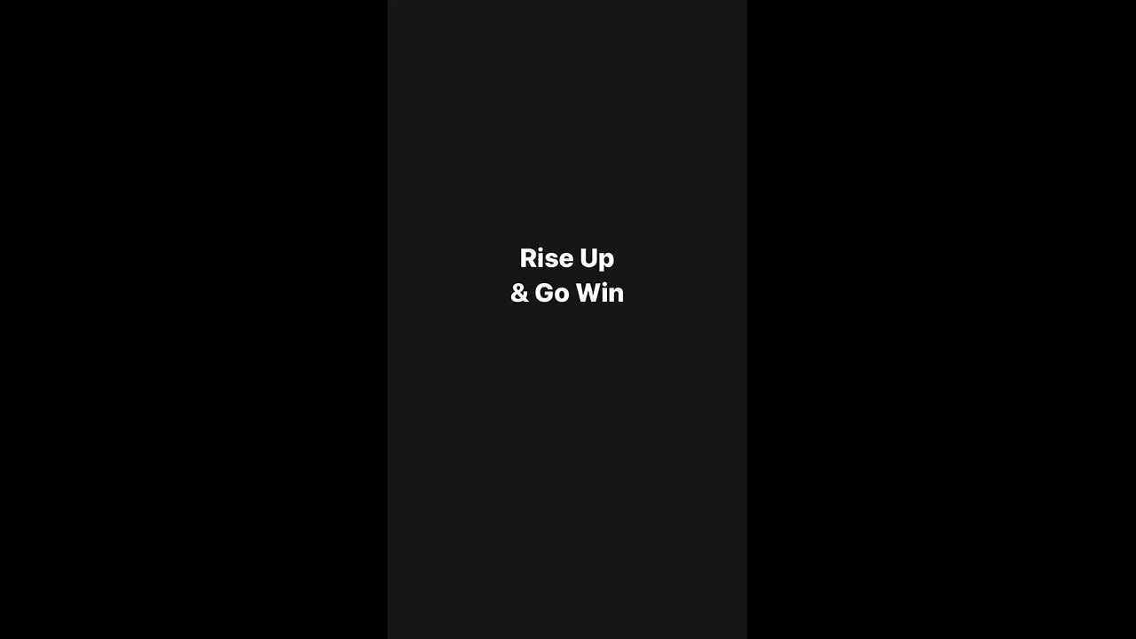 Rise Up & Go Win #dayodman #motivation #eeyayyahh #motivationalspeaker #positivity