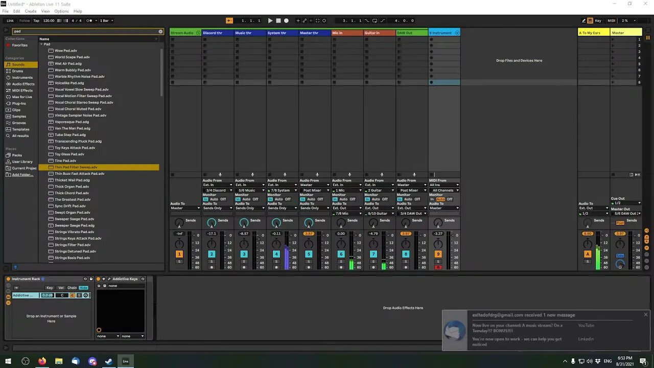 A music stream? On a Tuesday?!? BONUS!!!
