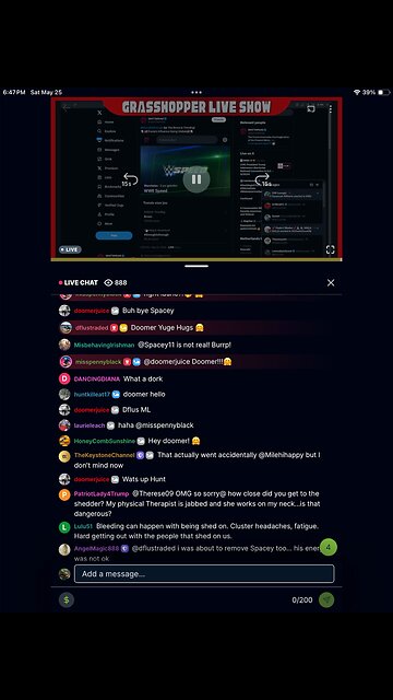 Grasshopper clip. What is the matter with this dude? 🔥🇺🇸🐸