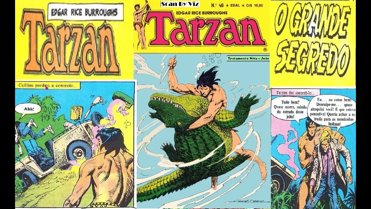 TARZAN FORMATINHO 46 A O GRANDE SEGREDO historia em quadrinhos #museudogibi #quadrinhos #comics