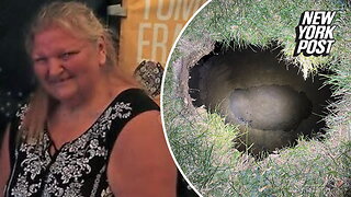 Rescuers fear sinkhole collapse as they continue search for missing grandma Elizabeth Pollard