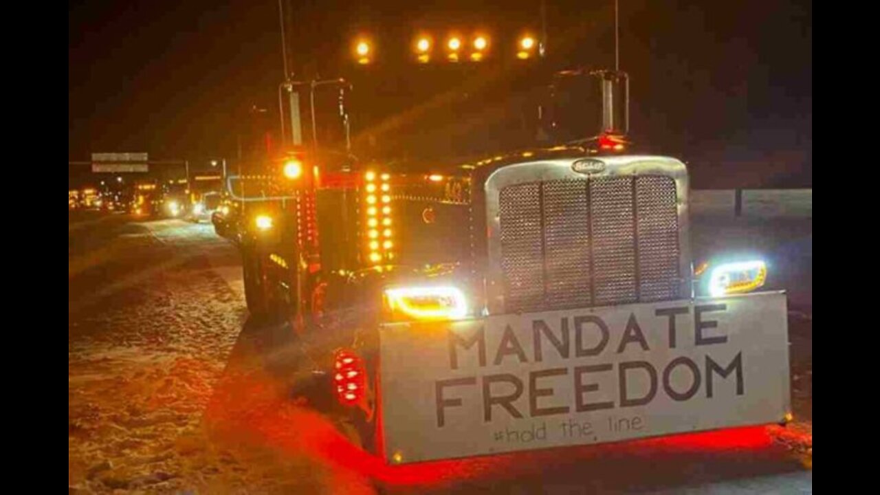 Canadian trucker convoy for freedom facing problems as route being closed