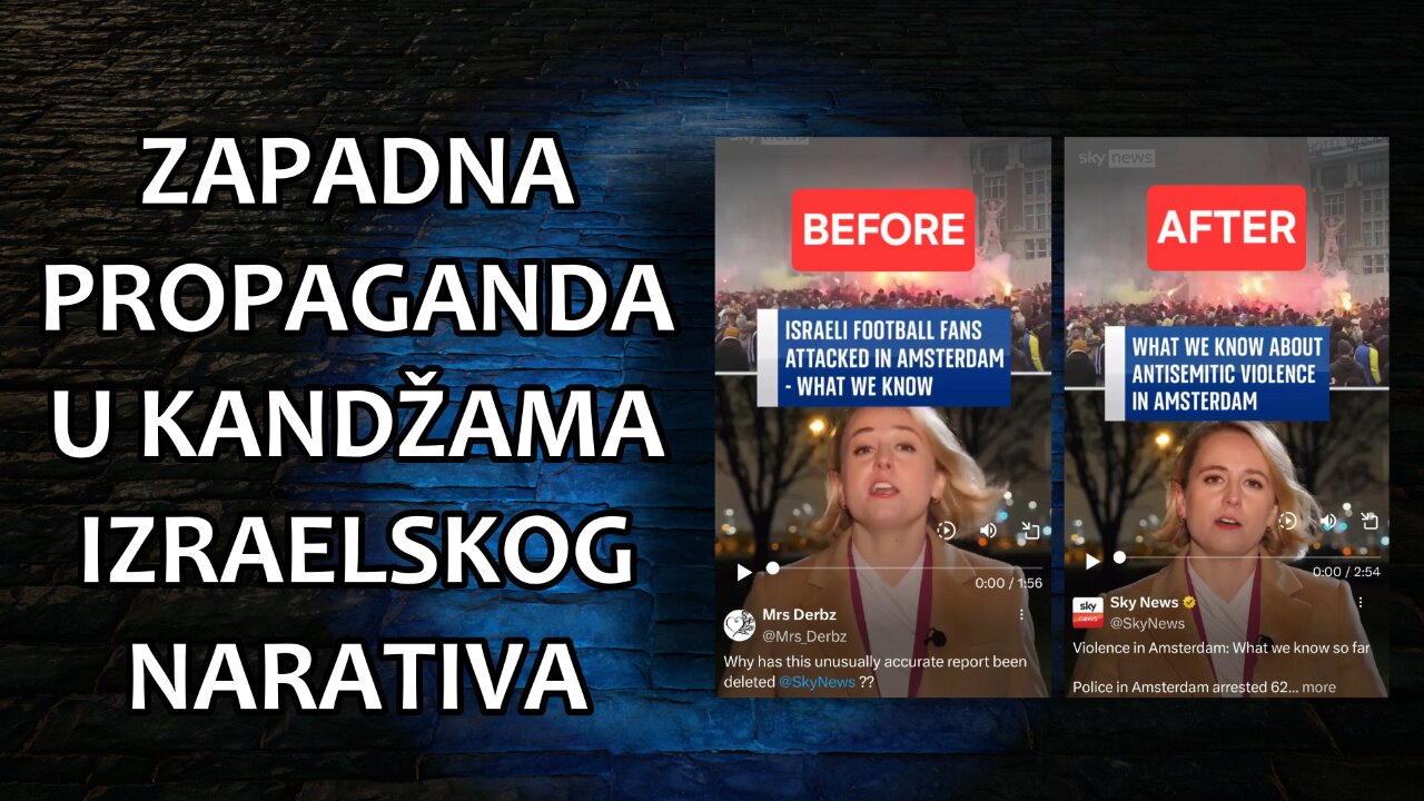 Zapadna propaganda u kandžama izraelskog narativa.