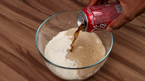 Pour Coke into the wheat flour and see what happens!