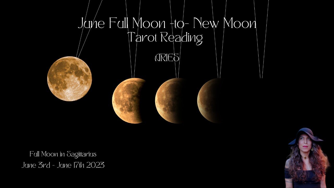 ARIES | FULL to New Moon | June 3 -June 17 | Bi-weekly Tarot Reading |Sun/Rising Sign