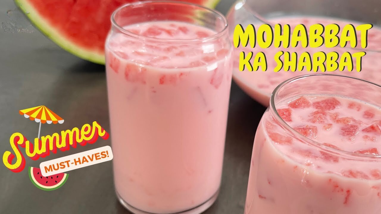 Mohabbat Ka Sharbat || Ramadan Special || Iftar & Summer Refreshing Drink Recipe by Kitchen Hacks