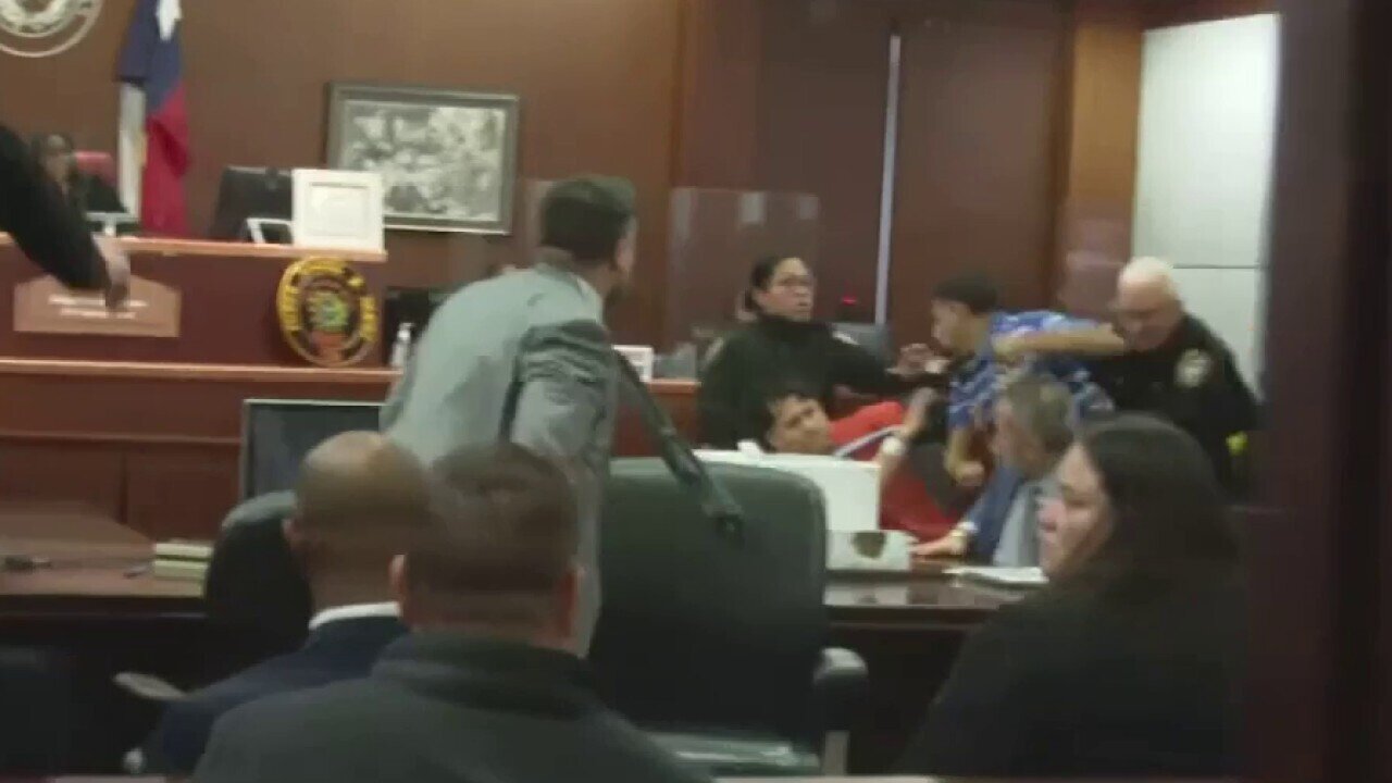 Courtroom Brawl In Texas Erupts Between Murder Suspect, Teen Victim's Family