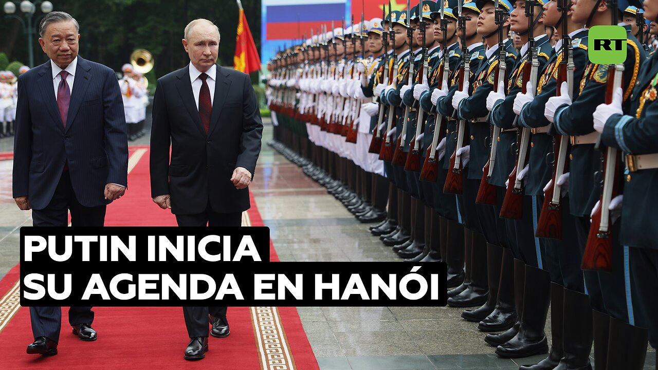 "Fortalecer la asociación estratégica con Vietnam": Putin inicia su agenda en Hanói