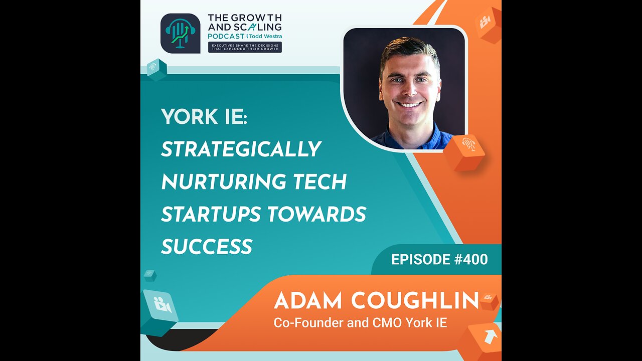 Ep#400 Adam Coughlin: York IE: Strategically Nurturing Tech Startups Towards Success