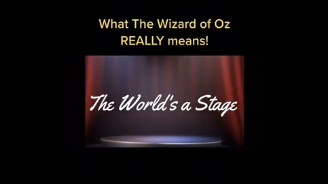 What the Wizard of Oz really means⁉️ The corruption & evil behind the curtain
