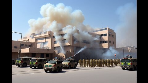 Israel is attacking a hospital in Gaza, many civilians are dying