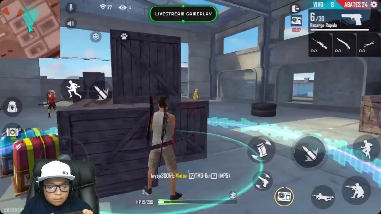 Live de Free Fire #eoroper Treinando para Campeonato