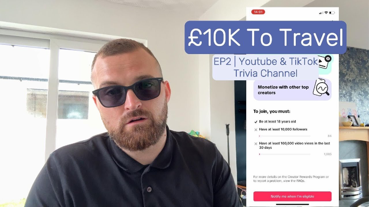 Journey to £10K | Episode 2 | YouTube and TikTok Trivia Channel