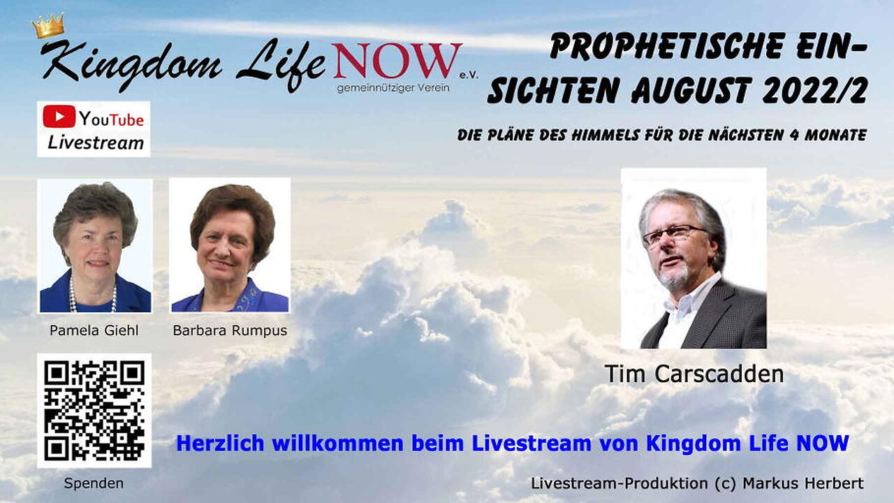 Prophetische Einsichten August 2022 - Teil 2 (Tim Carscadden)