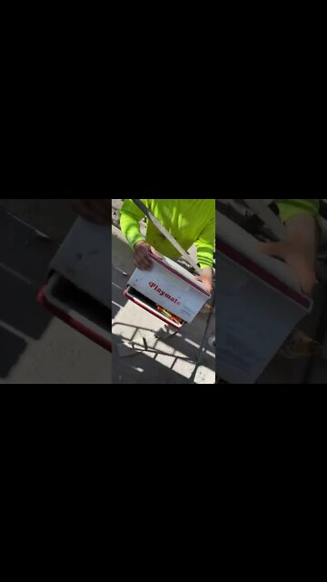 Worker Drops Lunch Break Beer Cooler! #MegaFails Shorts