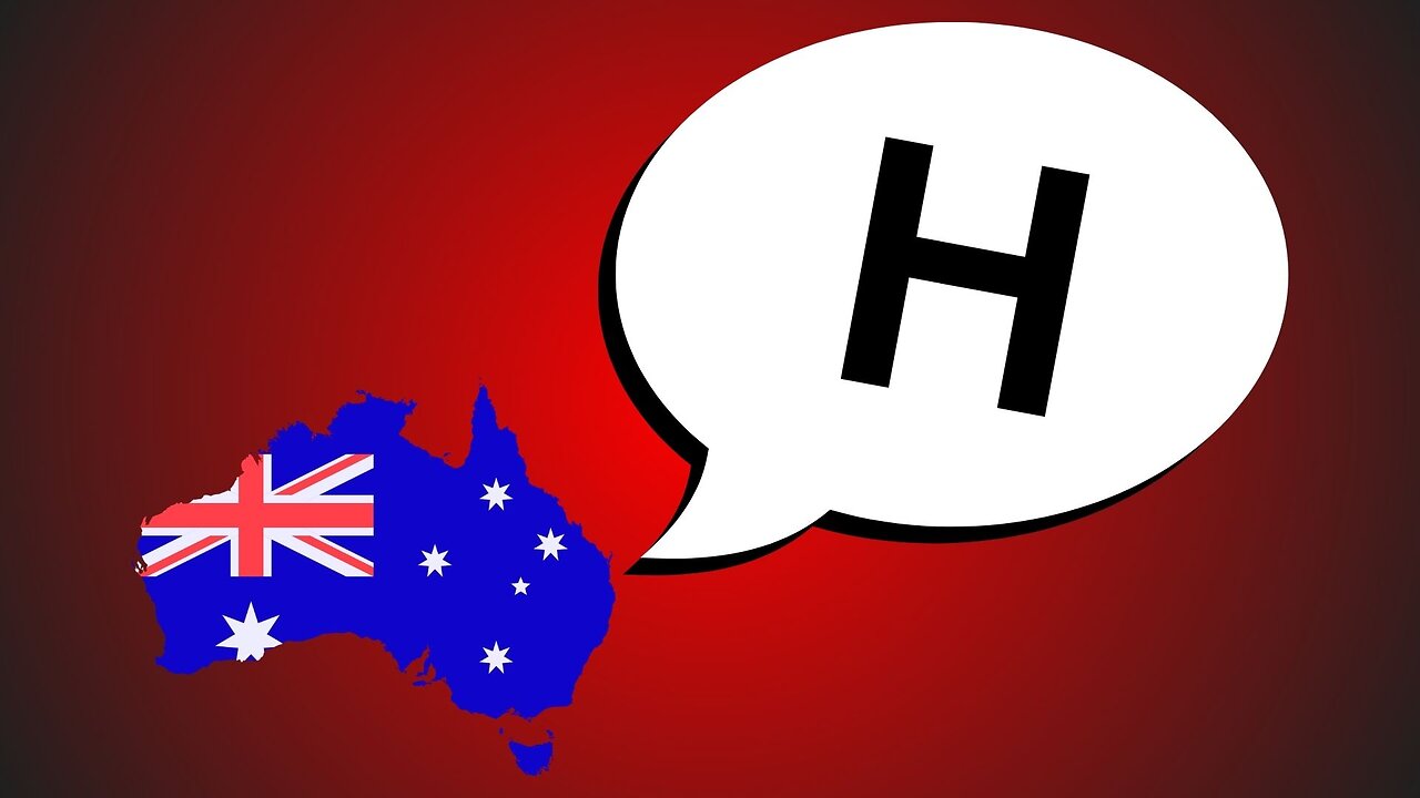 How Australians pronounce the letter 'H'. English Alphabet.