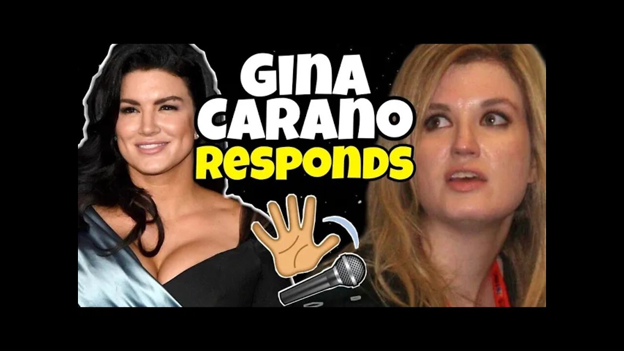 Gina Carano RESPONDS To Lucasfilm Shill Spreading LIES About Her!