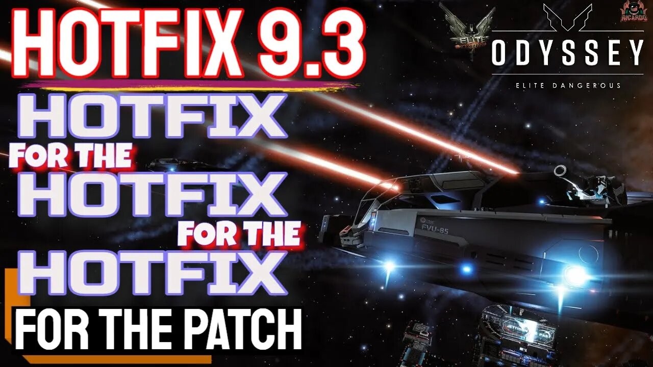 Hotfix for the HotFix for the Hotfix for the Patch 9.3 Console Update // Elite Dangerous