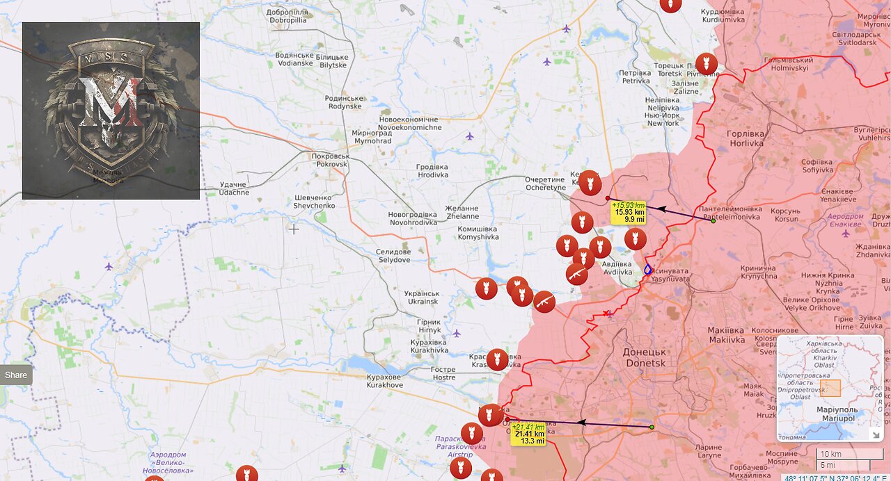 Progress in Mariinka and in the vicinity of Avdiivka. Military Summary And Analysis 2023.04.10