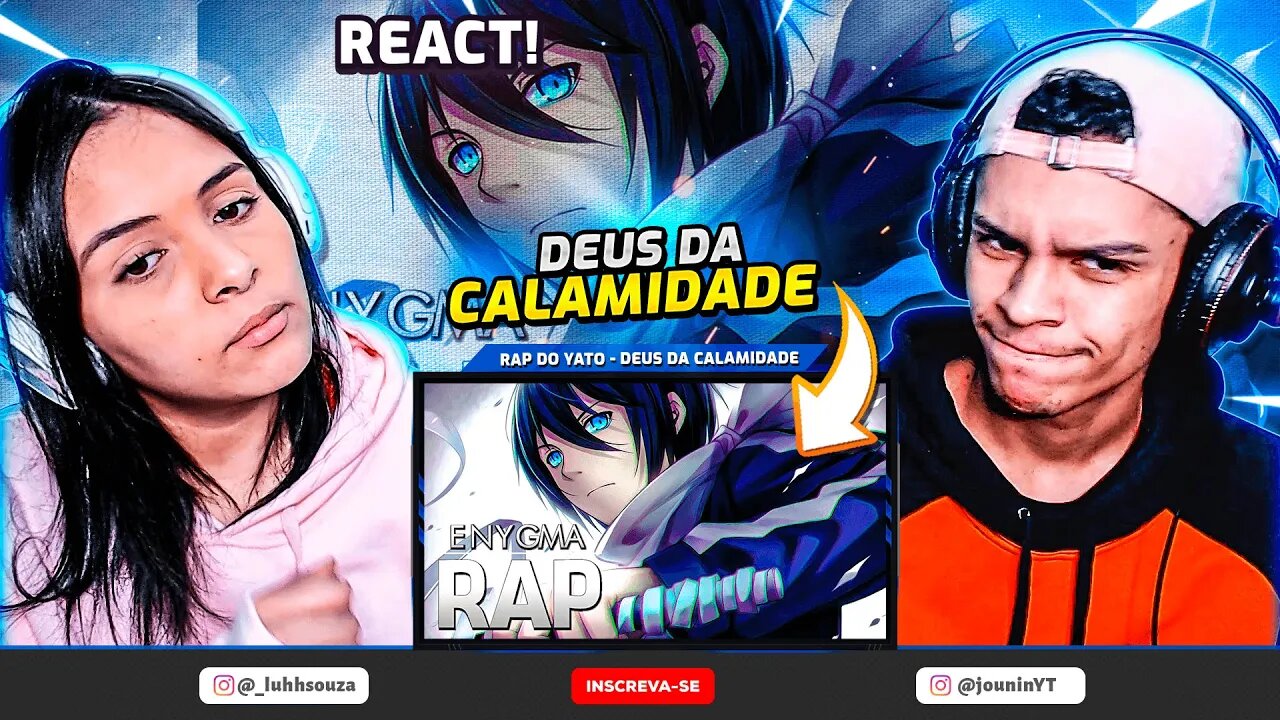 Rap do Yato (Noragami) | Deus da Calamidade | Enygma 60 | [React RapNerd] 🔥