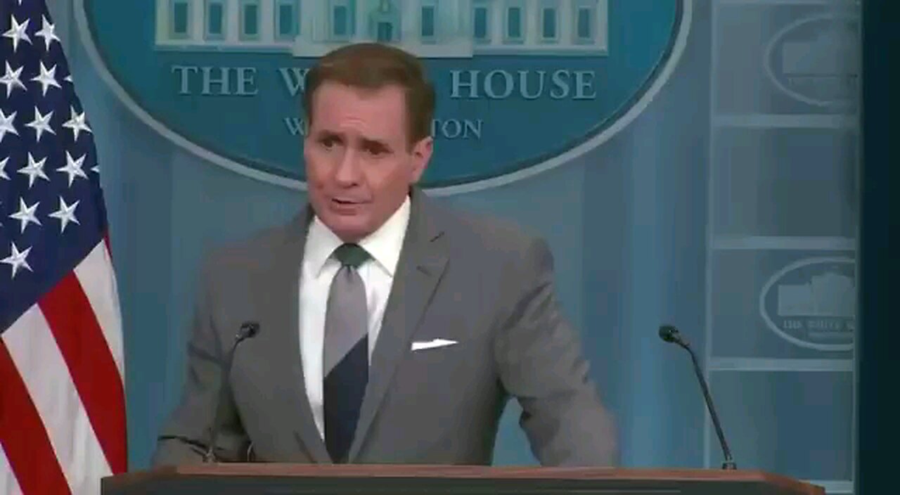 John Kirby denies that Joe Biden has "unfrozen" Iranian funds.