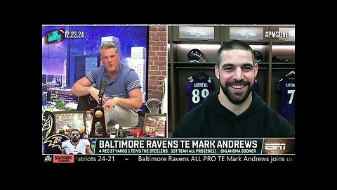 Mark Andrews talks Lamar Jackson, Hard Knocks experience & more! | The Pat McAfee Show