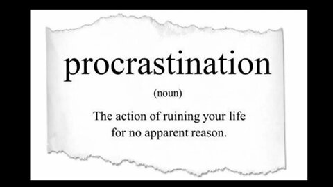 OVERCOME PROCRASTINATION & FEAR