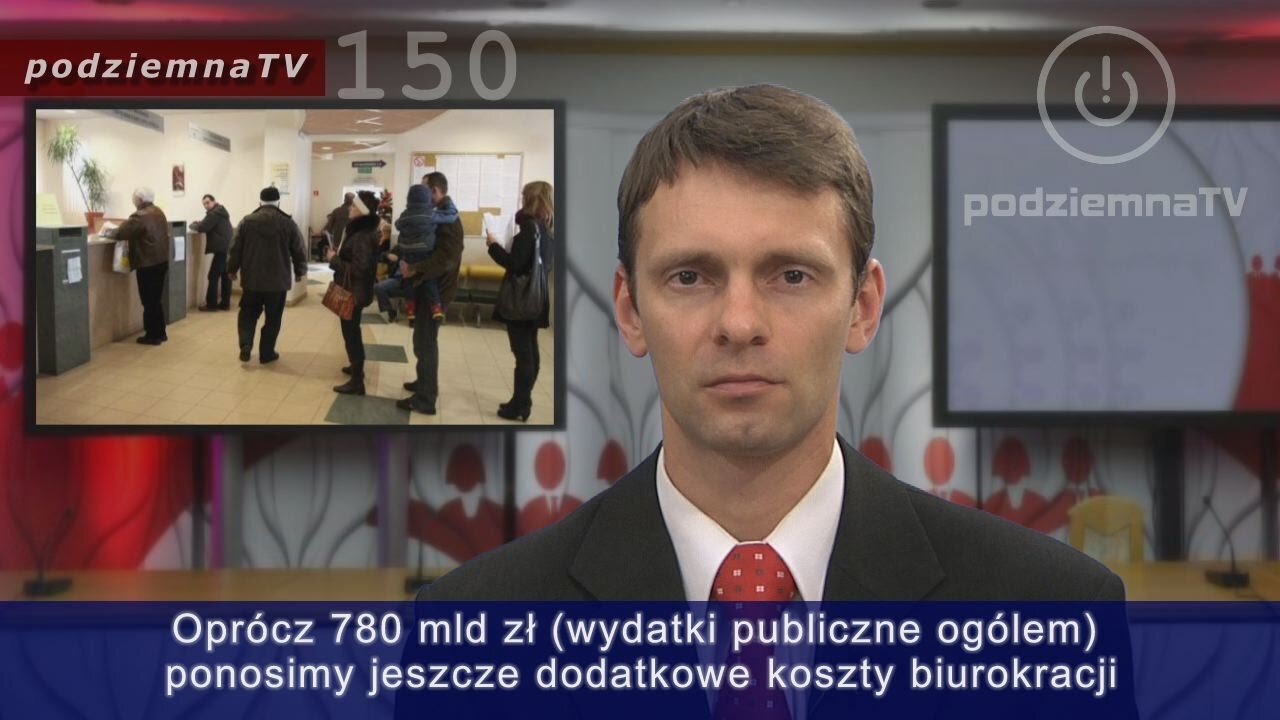 podziemna TV - Ukryte koszty biurokracji i głupoty polityków #150 (23.06.2016)