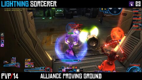 SWTOR Lightning Sorcerer PVP | Alliance Proving Ground - Full Match | 2020 Gameplay | 1080p / 60fps