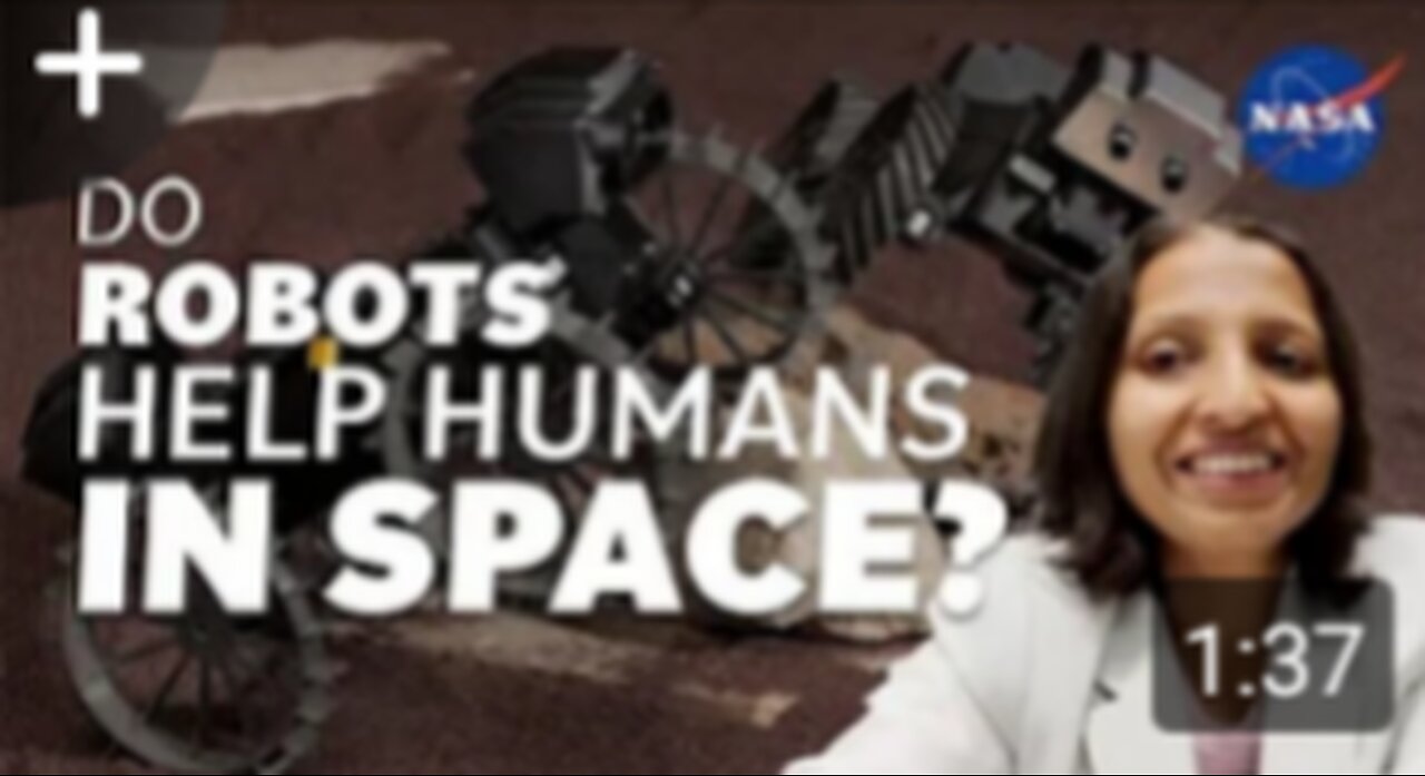 Do robots help humans in space?