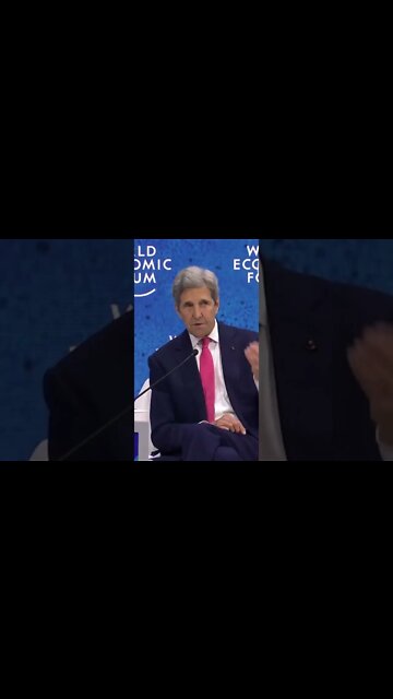 Humans Are Causing Climate Change | John Kerry WEF22 Davos