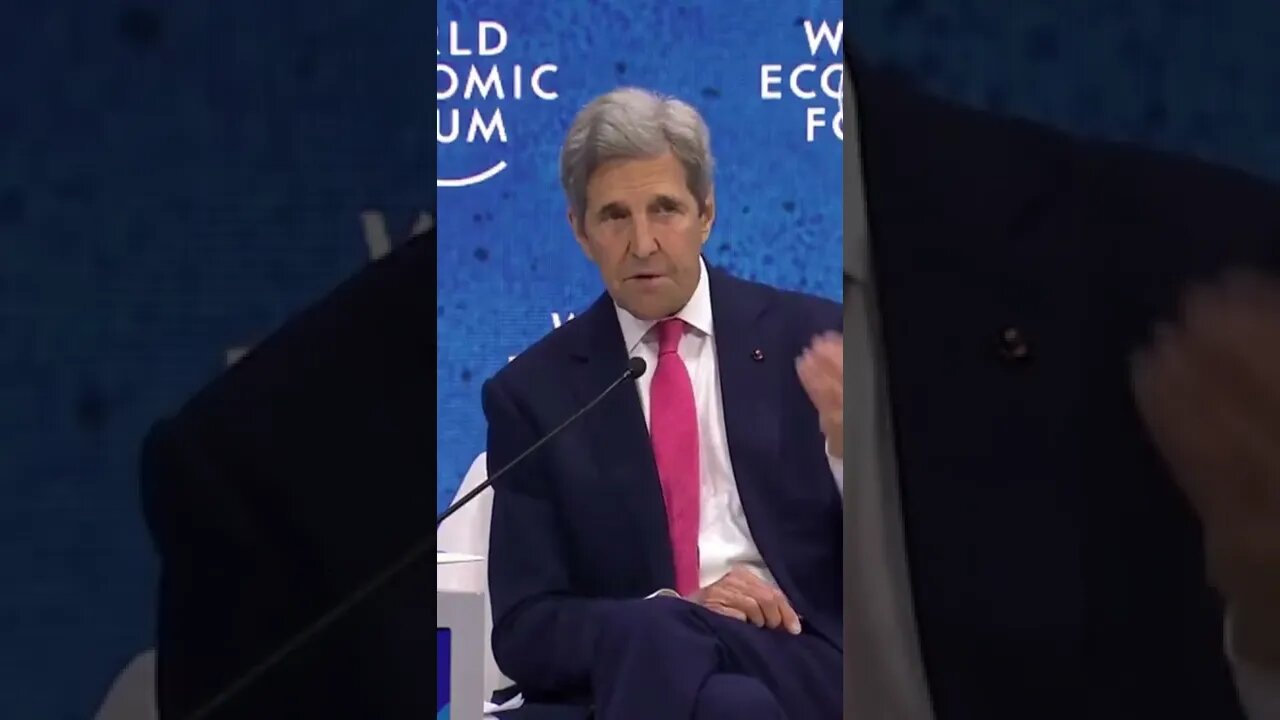 Humans Are Causing Climate Change | John Kerry WEF22 Davos