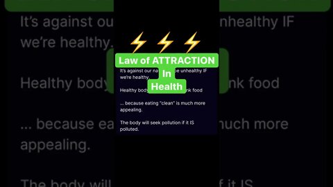 The Law of ATTRACTION for Your Health! Subscribe to PPNutra