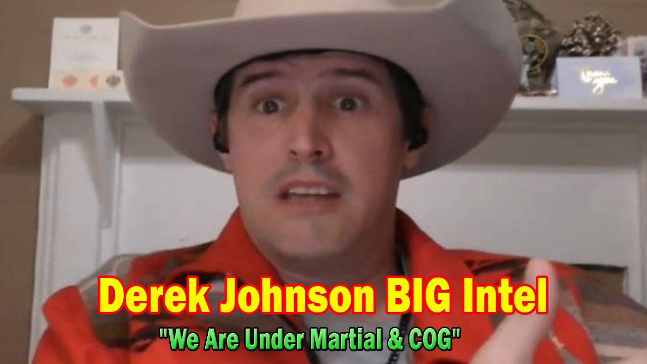 Derek Johnson BIG Intel Dec 13: "We Are Under Martial & COG"