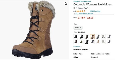 Columbia Women's Ice Maiden II Snow Boot