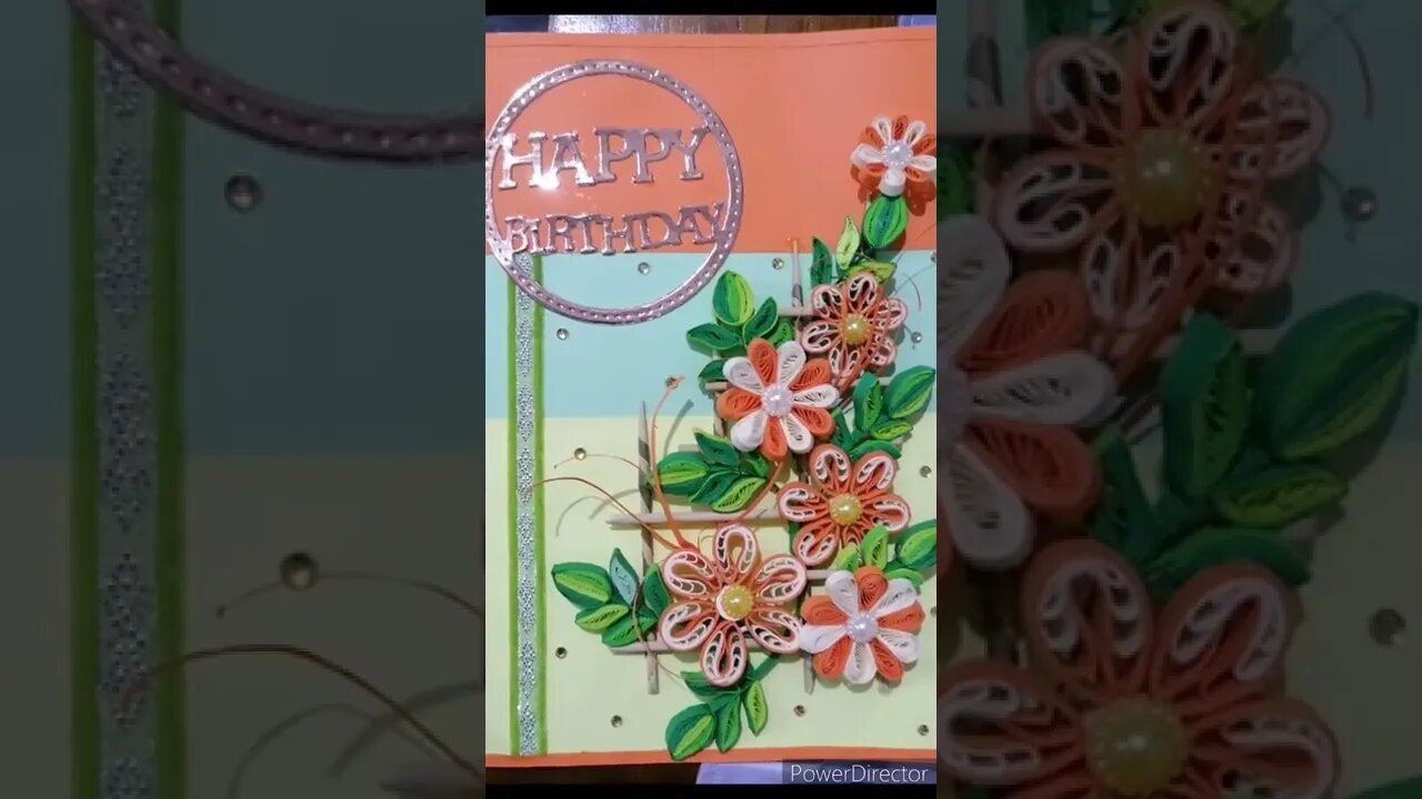 🌼 Beautiful 3D Paper Quilling Cards | ත්‍රිමාණ පේපර් කුවිලින් සුභ පැතුම් පත් 🌼@chcreation moratuwa