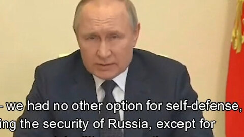 748. Putin Calls West Empire of Lies (3-2022)