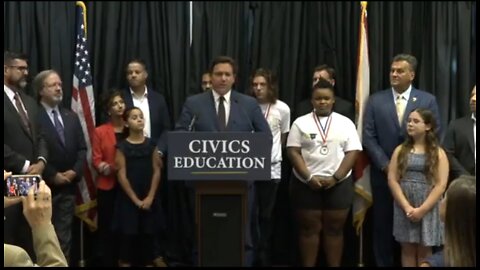 Gov DeSantis: Florida Doesn’t Distort American History Like Other States