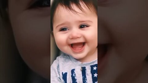 Cute baby laughing 🥰🥰💗 cute expressions 😻 #shorts #cute #youtubeshorts #baby